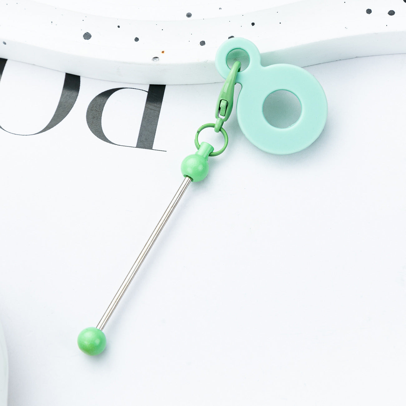 DIY beading Silicone straw pendant Applicable to 8mm-10mm Silicone decoration for water cups and straws Random Mix