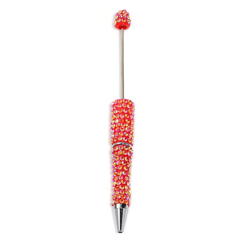 rhinestone Rotate the beads DIY creative gift pen Random Mix
