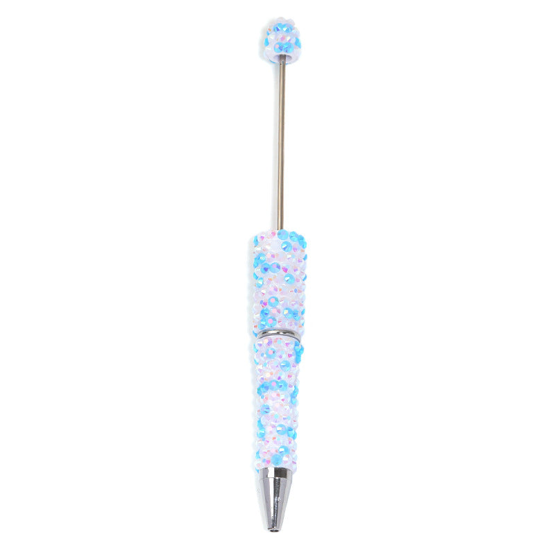 rhinestone Rotate the beads DIY creative gift pen Random Mix