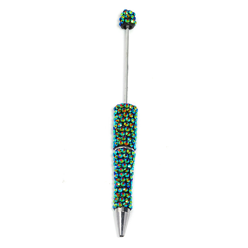 rhinestone Rotate the beads DIY creative gift pen Random Mix
