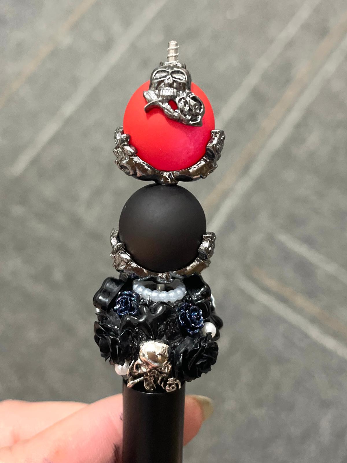 halloween bead metallic spacer skull spacer skull bead cap, random mix color
