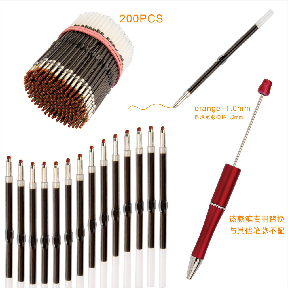Bead pen Ballpoint pen refill Refill of a pen Replacement core refill Random Mix