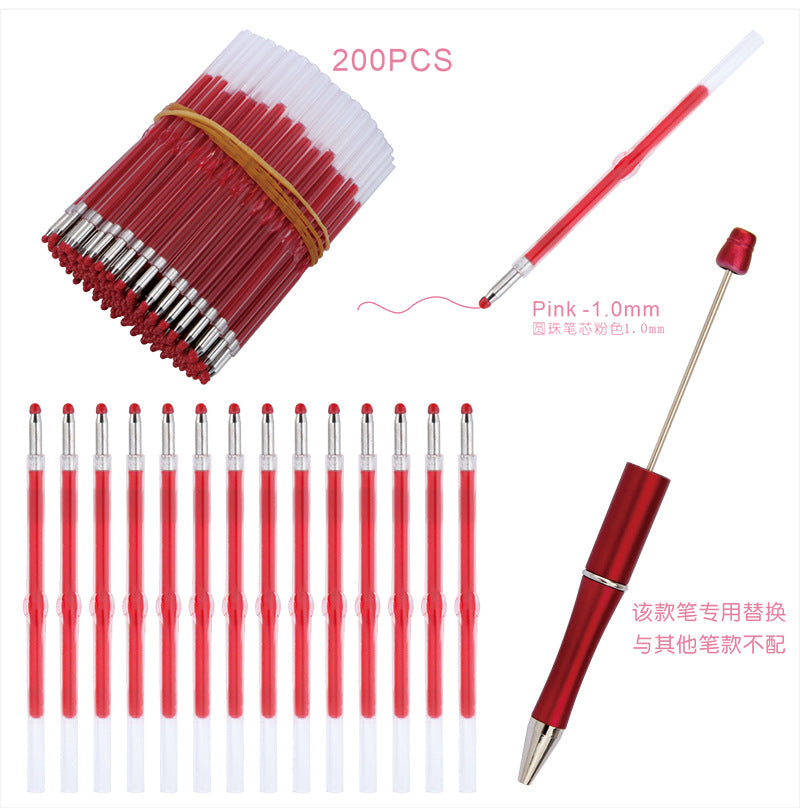 Bead pen Ballpoint pen refill Refill of a pen Replacement core refill Random Mix