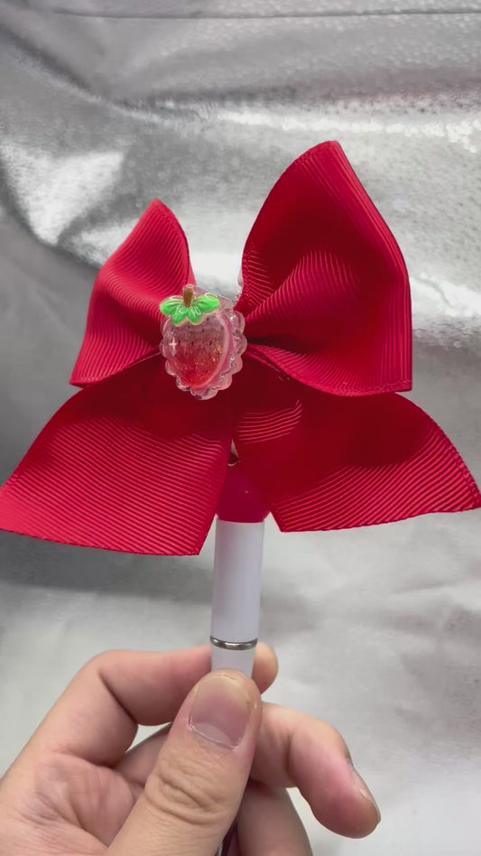 Acrylic sheet Strawberry DIY jewelry Soldering patch （Without holes Can't connect the pen）DIY decorative accessories 20mm