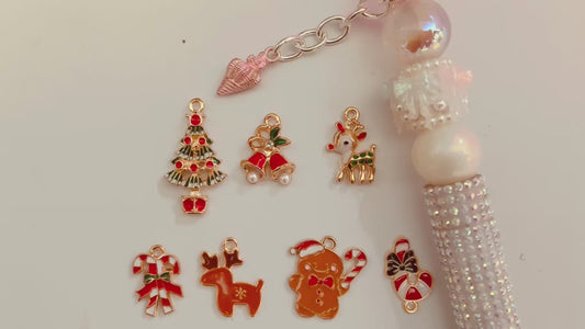 Pendant DIY Metal Decorative Items Christmas Series  Random Mix charm