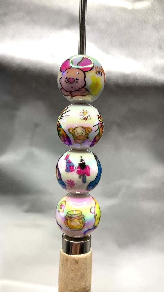 Acrylic beads Winnie the Pooh Tigger Disney Animation character beads16mm