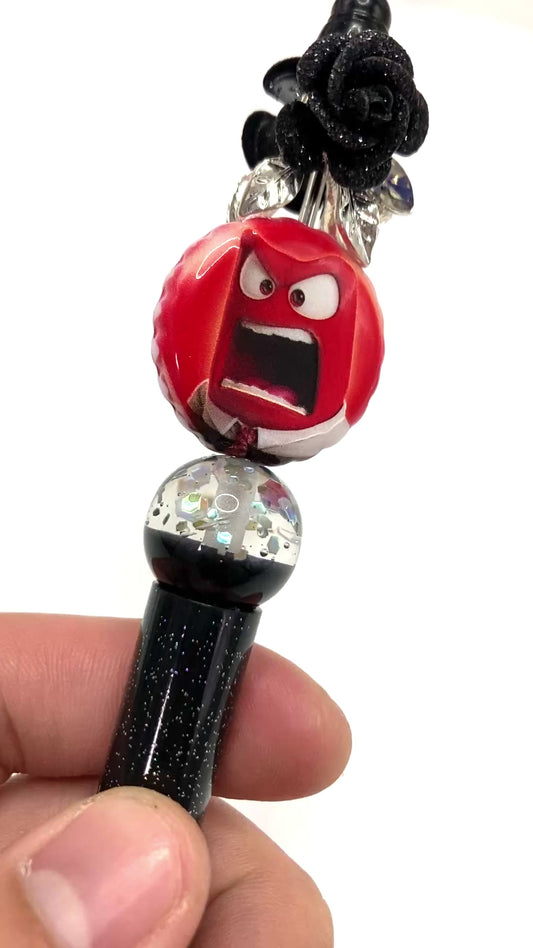 Brain Squad Round cartoon character acrylic bead stringing project Random Mix 20mm