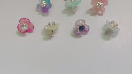 DIY hanging accessories Pendant Metal Alloy Flower Rose flower