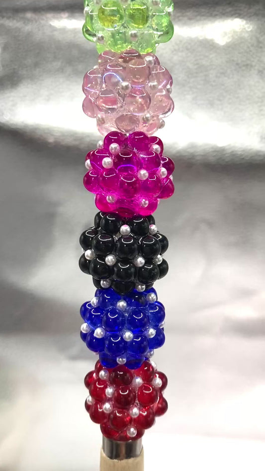 bubble beads Acrylic Pearl Translucent beads 21mm