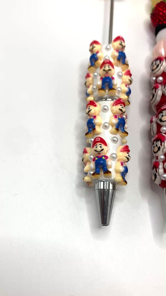 Super Mario Red Mario DIY Cartoon Bead Pencil Random Mix