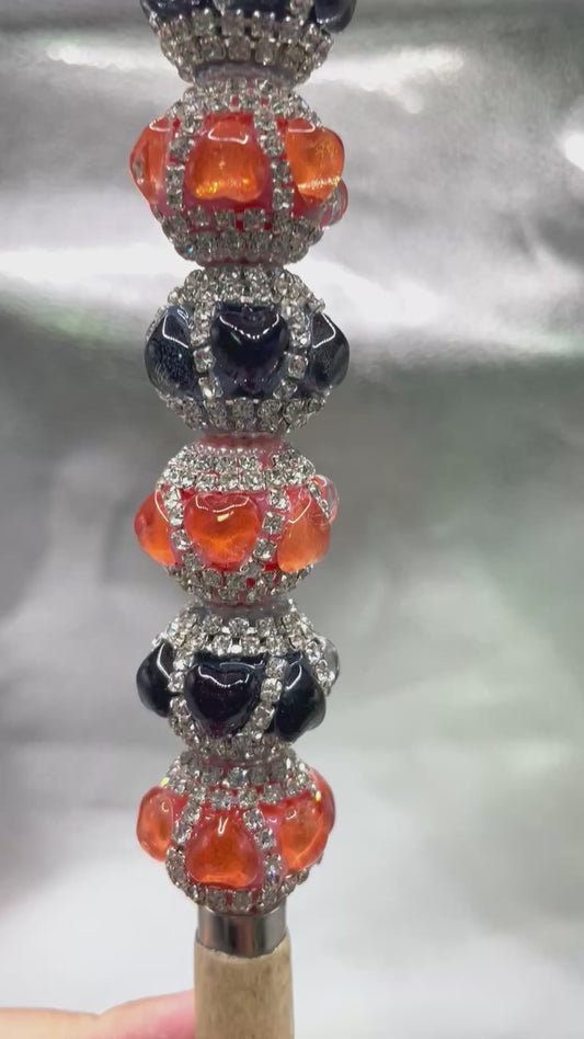 Fancy Beads Halloween Series Heart Chain and pearl gasket Random Mix