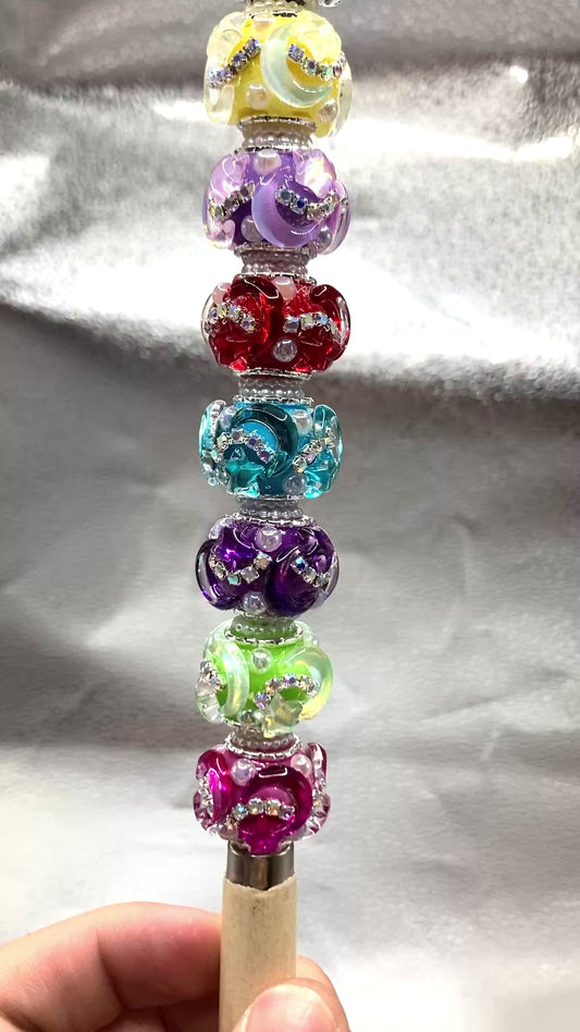 Fancy Beads Acrylic moon beads Mirror Moon Bubble Pearl Beads Random Mix 20mm