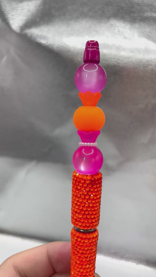 Beaded beads Gasket spacers Neon Matte Acrylic flower spacer beads 12mm