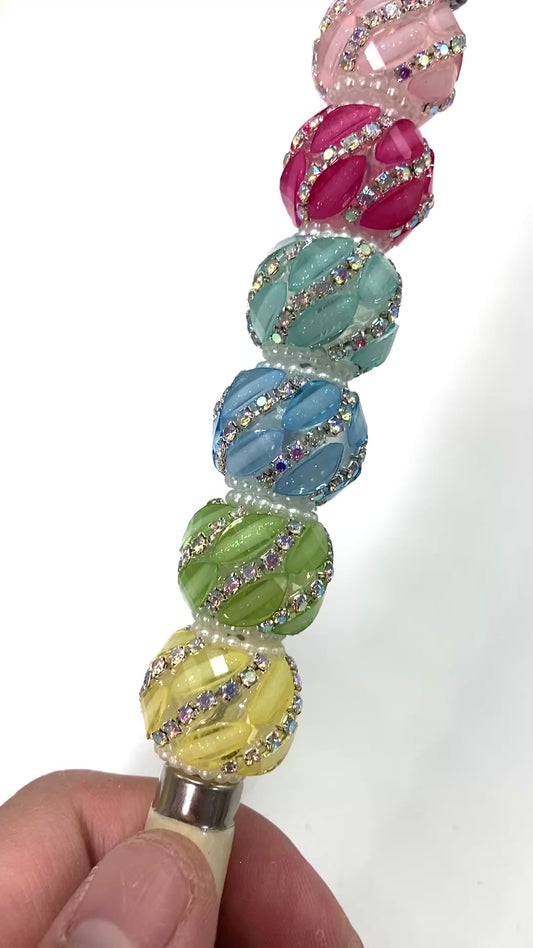 Fancy Beads Fancy Beads Pumpkin slanted chain beads Random Mix