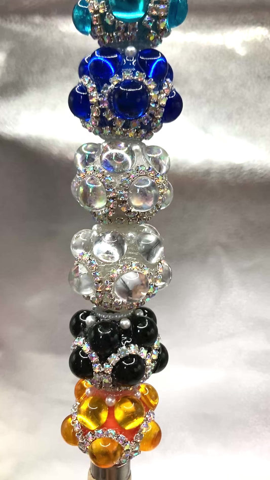 Fancy Beads Acrylic Bubble Pearl gasket Chain Pearl Random Mix 25mm