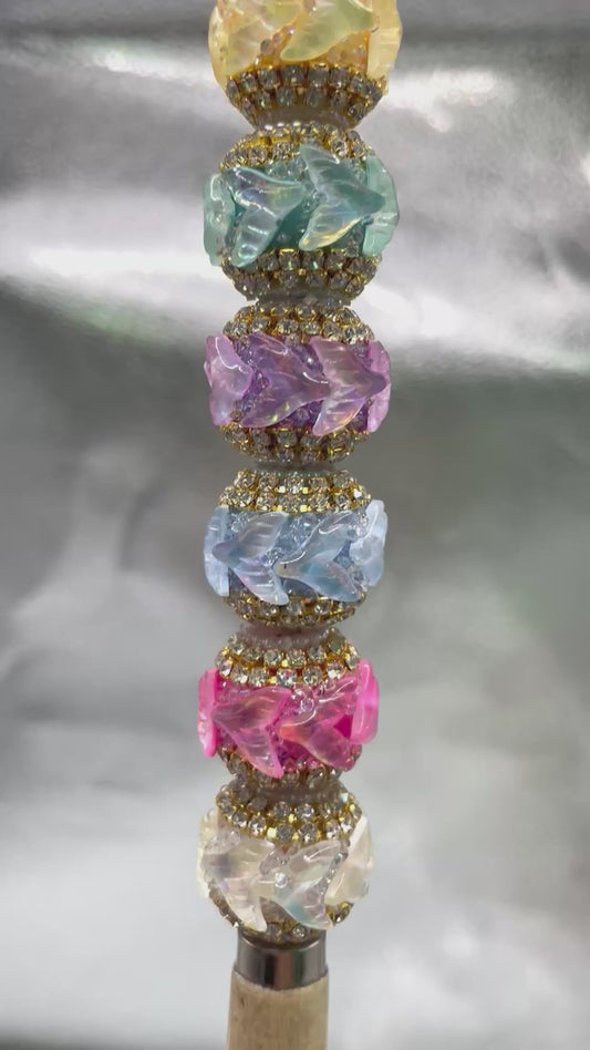 Fancy Beads Chain and pearl gasket Golden Chain Mermaid tail Random Mix