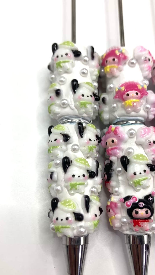 DIY Bead Pen Clay pen Sanrio Series Clay Bead Pencil Random Mix