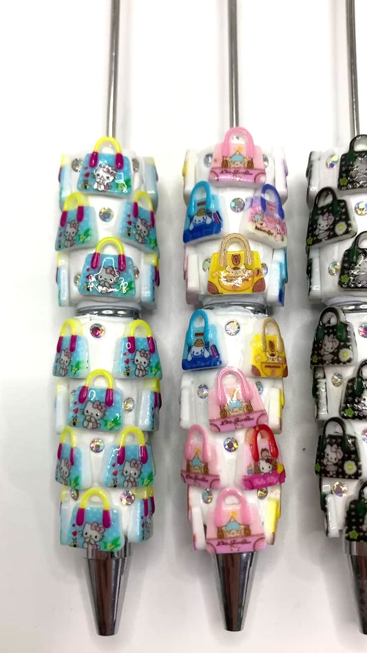 Clay Bead Pencil HK Bag Cute cartoon Backpack Random Mix