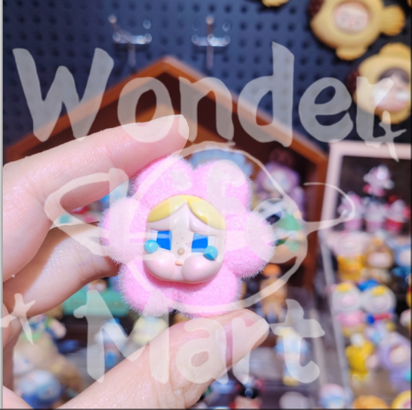 Crying the baby Fuzzy Keychain Pen Toppers Ornament Crying Kids Series Random Mix
